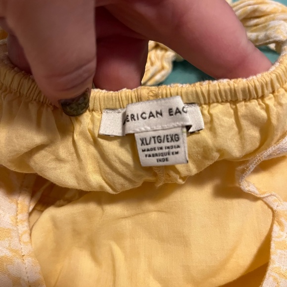 American Eagle Outfitters Yellow Floral Mini Dress - Picture 3 of 5